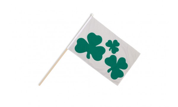 Shamrock Hand Flags